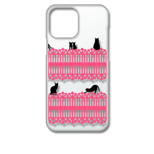 iPhone13 Pro Max アイフォン13プロマックス クリア ハードケース 猫 ねこ ネコ ...
