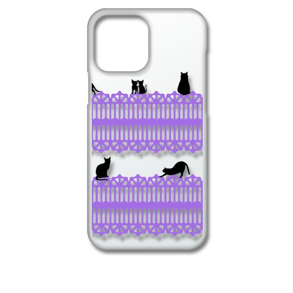 iPhone13 Pro Max アイフォン13プロマックス クリア ハードケース 猫 ねこ ネコ ...