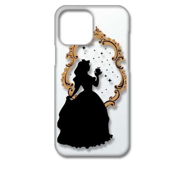 iPhone13 Pro Max アイフォン13プロマックス クリア ハードケース 白雪姫(ブラック...