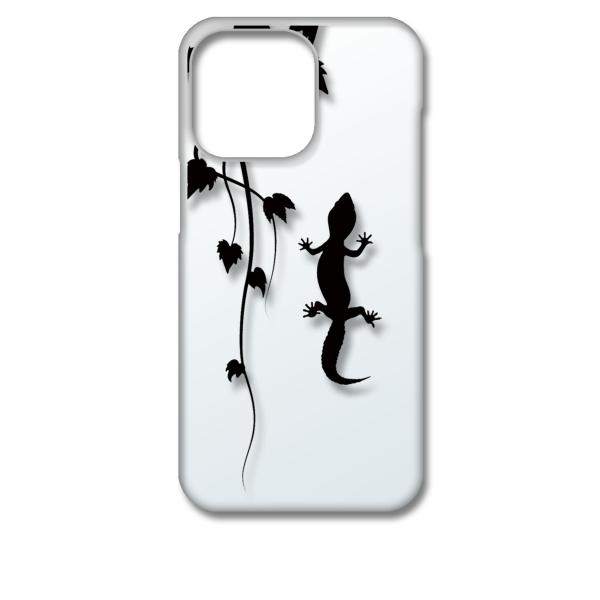 iPhone13 Pro アイフォン13プロ クリア ハードケース アニマル 爬虫類 トカゲ ヤモリ...