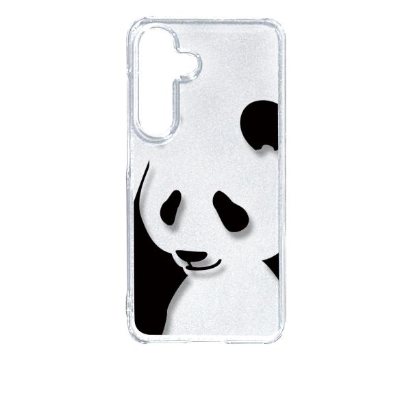 Galaxy S24 SC-51E SCG25 ギャラクシーS24 クリア ハードケース パンダ シ...