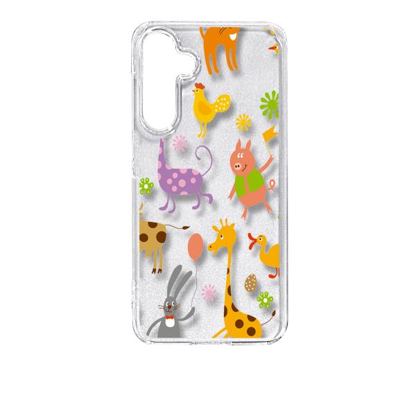 Galaxy A55 5G SC-53E SCG27 ギャラクシー クリア ハードケース アニマル ...