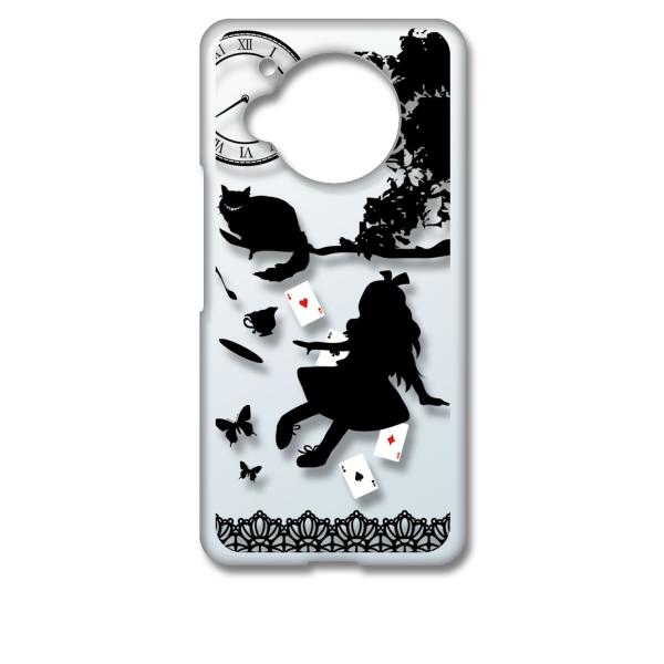 AQUOS R7 SH-52C アクオス クリア ハードケース Alice in wonderlan...