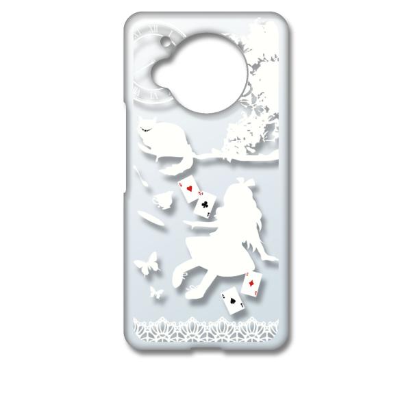 AQUOS R7 SH-52C アクオス クリア ハードケース Alice in wonderlan...