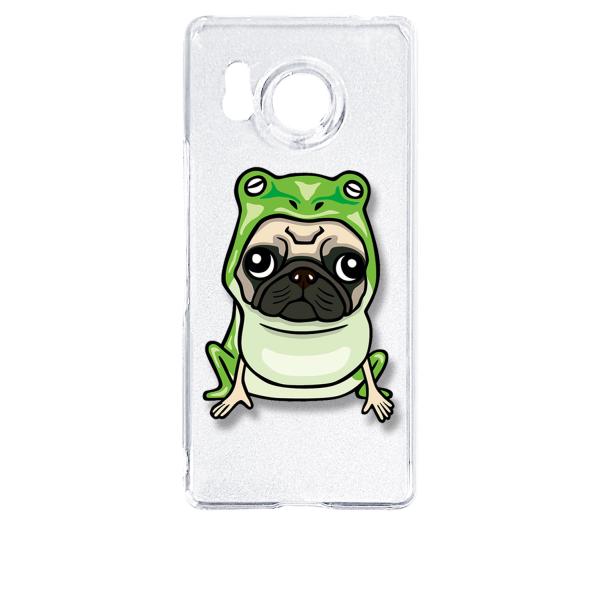 AQUOS R8 SH-52D アクオス クリア ハードケース けいすけ カエル スマホ ケース ス...