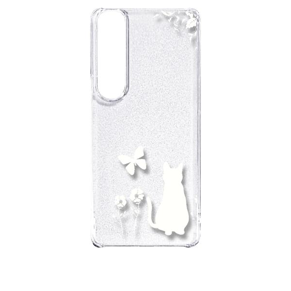 Xperia 1 VI SO-51E SOG13 エクスペリア1VI クリア ハードケース 猫 ネコ...