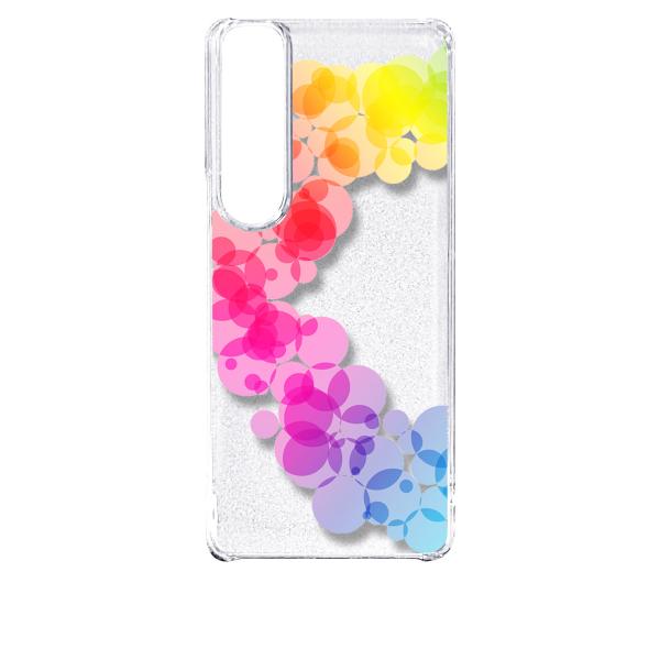 Xperia 1 VI SO-51E SOG13 エクスペリア1VI クリア ハードケース レインボ...