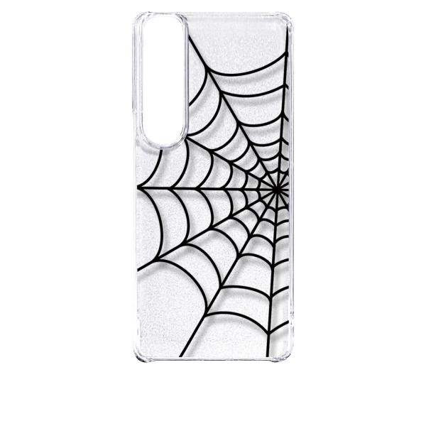 Xperia 1 VI SO-51E SOG13 エクスペリア1VI クリア ハードケース スパイダ...