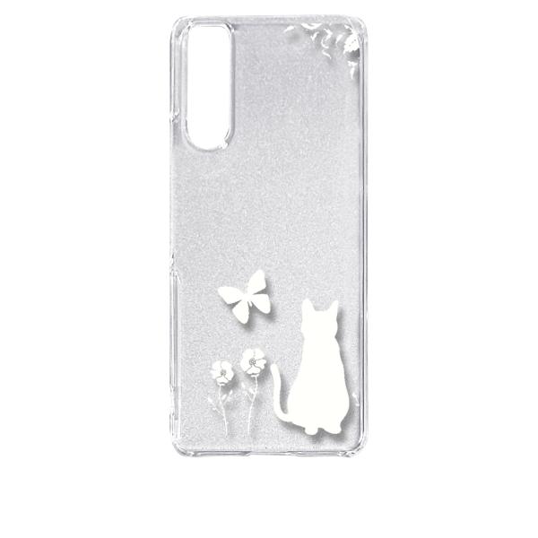 Xperia 10 V SO-52D SOG11 エクスペリア10マーク5 クリア ハードケース 猫...