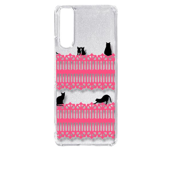 Xperia 10 V SO-52D SOG11 エクスペリア10マーク5 クリア ハードケース 猫...