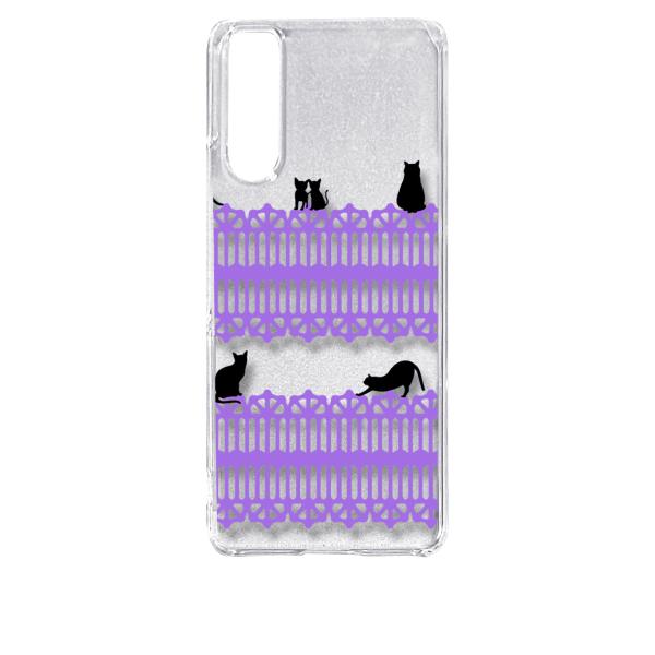 Xperia 10 V SO-52D SOG11 エクスペリア10マーク5 クリア ハードケース 猫...