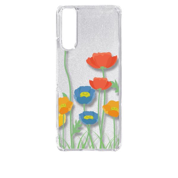 Xperia 10 V SO-52D SOG11 エクスペリア10マーク5 クリア ハードケース 花...