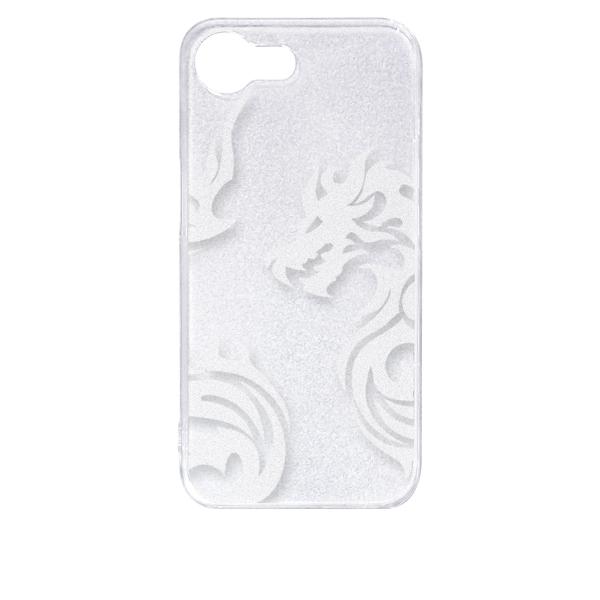 iPhone16e アイフォン16e ケース クリア 透かし加工 龍 ドラゴン トライバル 和柄 ハ...