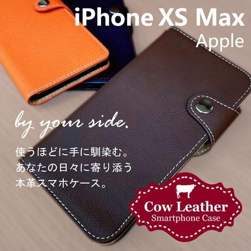 iPhone XS Max Apple docomo au softbank スマホケース 本革 手...