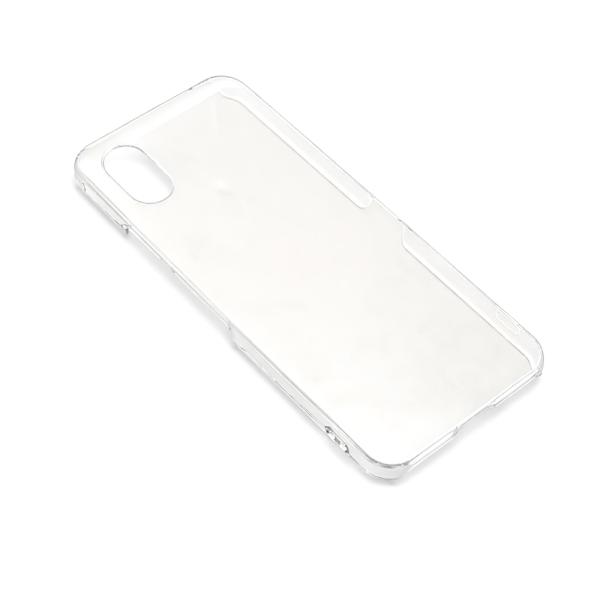 かんたんスマホ4 A402ZT ケース カバー 無地ケース クリア デコベース カバー ジャケット ...