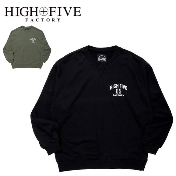 HIGH FIVE FACTORY ハイファイブファクトリー HFF Logo CN Sweat ロ...