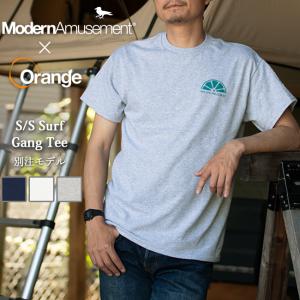 Modern Amusement モダンアミューズメント 別注 S/S Surf Gang Tee ショートスリーブサーフギャングTシャツ MA-TS0042 【 半袖 コラボ 】【メール便・代引不可】｜highball