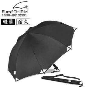 EuroSCHIRM ユーロシルム スイングライトフレックスアンブレラ リフレクト Black-REF 19570001 【 雨傘 レイングッズ 反射テープ 軽量 アウトドア 】｜highball