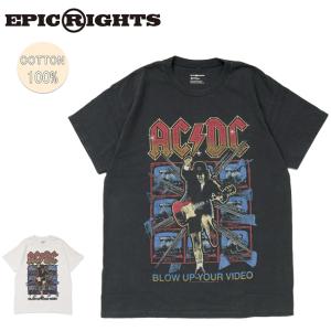 EPIC RIGHTS エピックライツ ACDC BLOW UP YOUR VIDEO EP-ACDC-02 【 Tシャツ バンドT ロックT ロックバンド 半袖 トップス 】【メール便・代引不可】｜highball