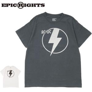 EPIC RIGHTS エピックライツ ACDC THUNDER EP-ACDC-04 【 Tシャツ バンドT ロックT ロックバンド 半袖 トップス 】【メール便・代引不可】｜highball