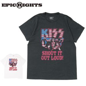 EPIC RIGHTS エピックライツ KISS SHOUT IT OUT LOUD! EP-KISS-11 【 キッス キス Tシャツ バンドT ロックT ロックバンド 半袖 】【メール便・代引不可】｜highball