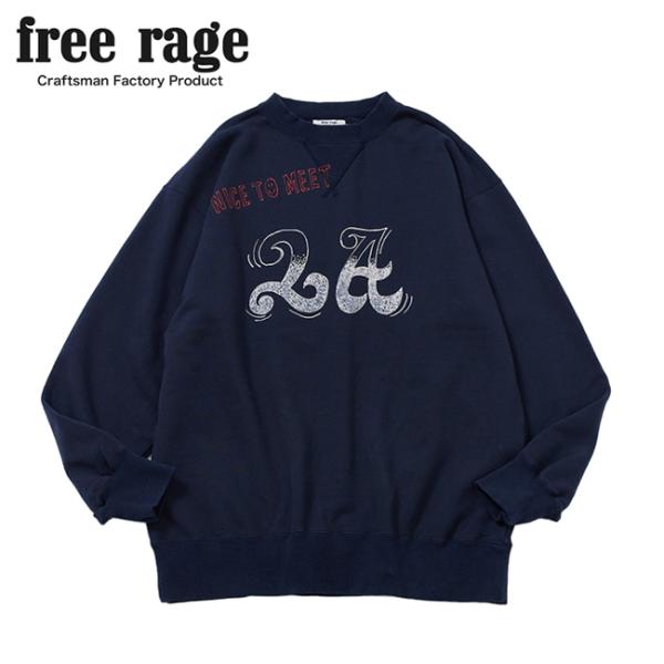 free rage フリーレイジ 「NICE TO MEET...LA」ハンドペイントクルースウェッ...