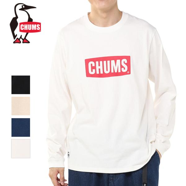 CHUMS チャムス CHUMS Logo Brushed L/S T-Shirt チャムスロゴブラ...