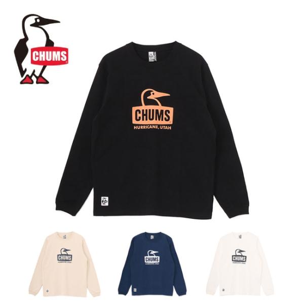 CHUMS チャムス Booby Face Brushed L/S T-Shirt ブービーフェイス...