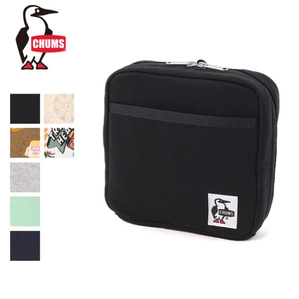 CHUMS チャムス Square Stand Pouch Sweat スクエアスタンドポーチスウェ...