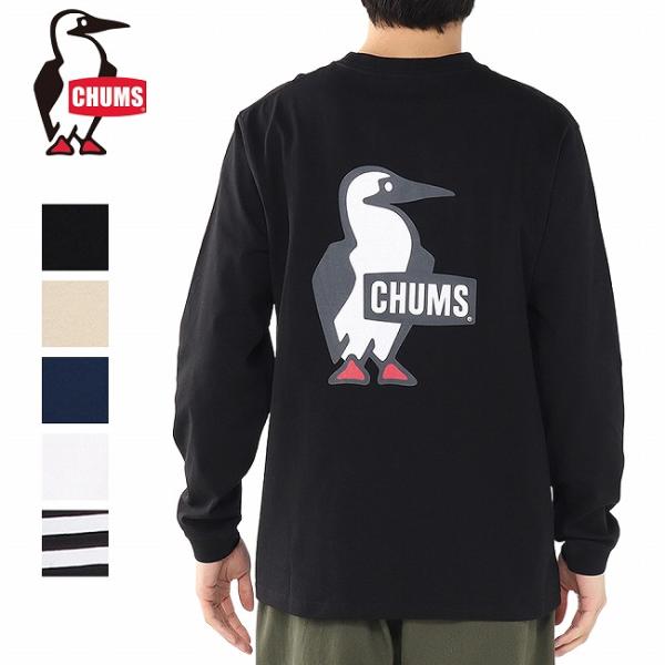 CHUMS チャムス Booby Logo L/S T-Shirt ブービーロゴロングスリーブTシャ...