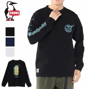 CHUMS チャムス Booby Bottle L/S T-Shirt ブービーボトルロングスリーブTシャツ CH01-2730 【 ロンT 長袖 カットソー コットン 綿 】【メール便・代引不可】