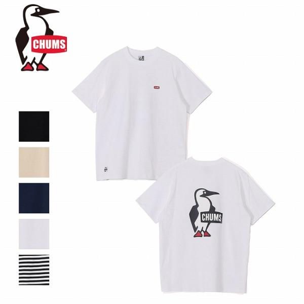 CHUMS チャムス Booby Logo T-Shirt ブービーロゴTシャツ CH01-2737...