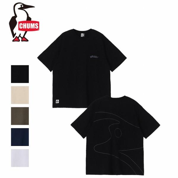 CHUMS チャムス Hello! Booby T-Shirt ハロー!ブービーTシャツ CH01-...