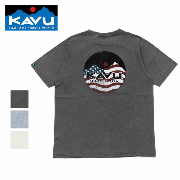 KAVU カブー USA Logo Tee  USAロゴティー 19822419 【 Tシャツ トッ...