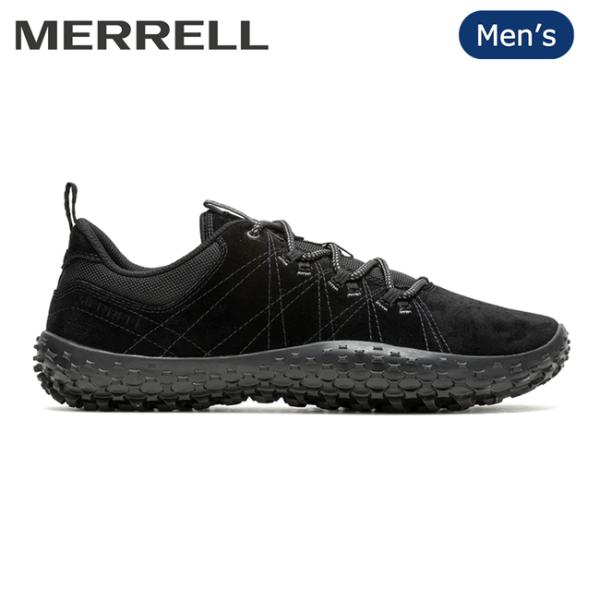 MERRELL メレル WRAPT ラプト Black/Black J037753 【 メンズ スニ...