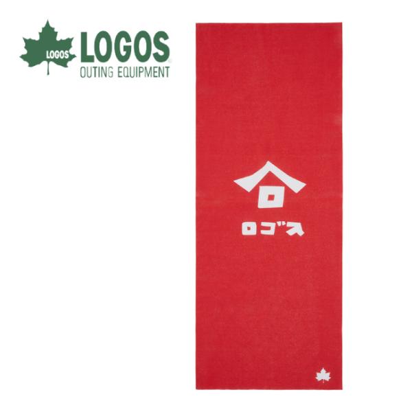 LOGOS ロゴス LOGOS てぬぐい(yagou レッド) 81690500 【 タオル おしぼ...