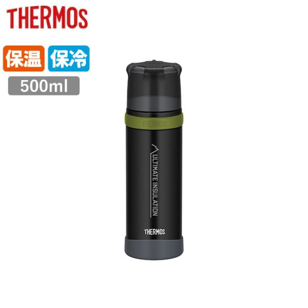 THERMOS サーモス 山専用 ステンレスボトル 500ml MTBK(マットブラック) FFX-...