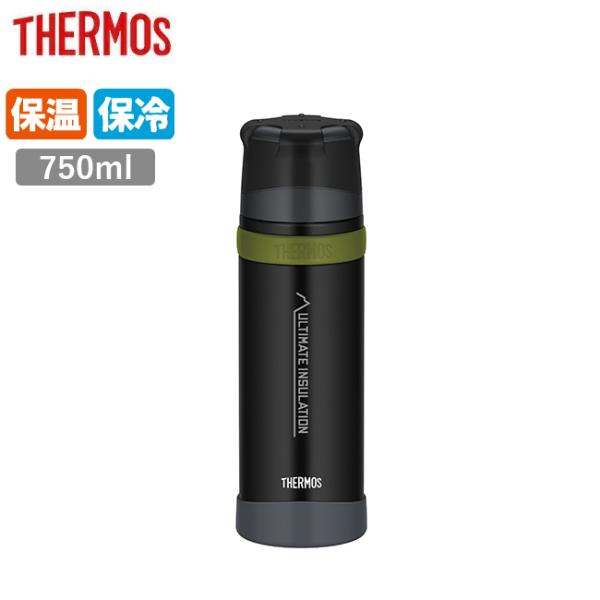 THERMOS サーモス 山専用 ステンレスボトル 750ml MTBK(マットブラック) FFX-...