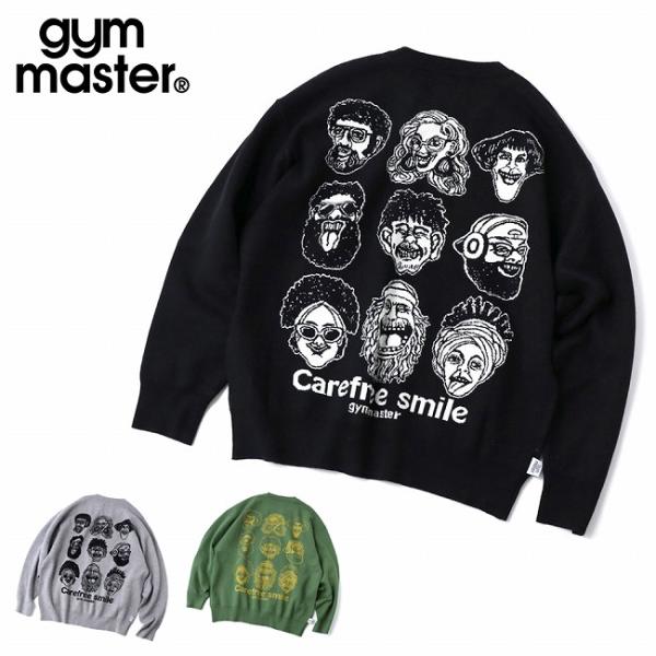 gym master ジムマスター ジャガードニット carefree smile クルーネック G...