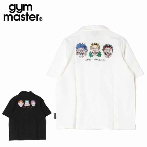 gym master ジムマスター JUST SMILE 刺繍シャツ G721749 【 半袖 Tシ...