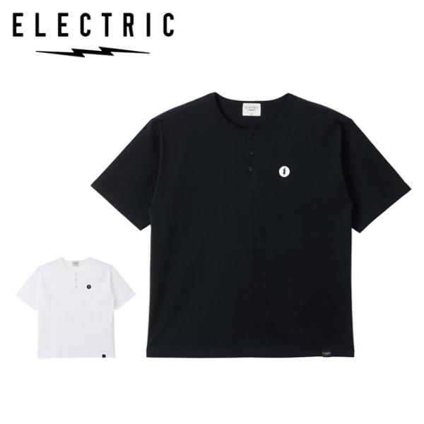 ELECTRIC エレクトリック Henly Neck Embroidery S/S Tee ヘンリ...