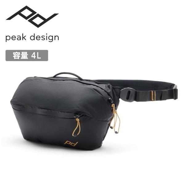 Peak Design ピークデザイン アウトドア スリング 4L BAS-4-BK-1 【 ウエス...
