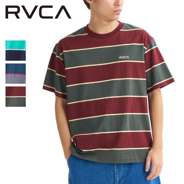 RVCA ルーカ 16/2 Stripe SS 16/2ストライプショートスリーブTシャツ BG04...