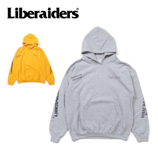 Liberaiders リベレイダース HANDWRITING PRINT HOODIE ハンドライ...