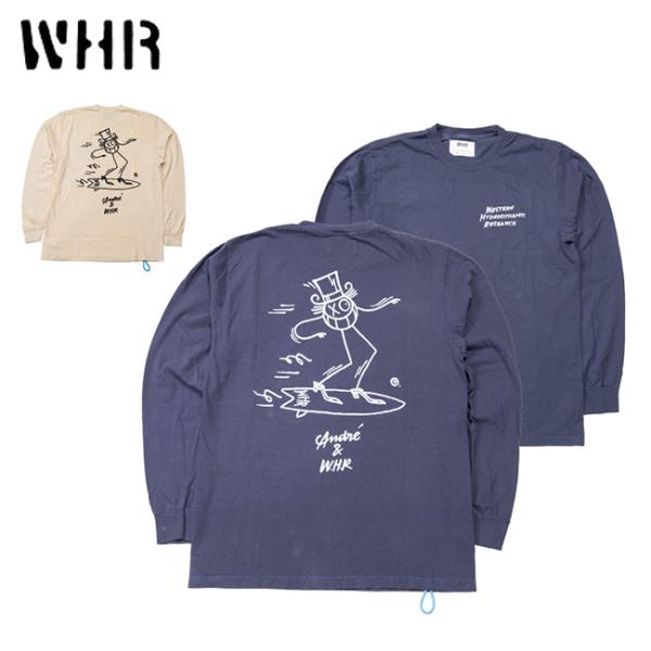 WHR ダブルエイチアール ANDRE TEE アンドレティー WHR-ANDR_LS-25FW 【...
