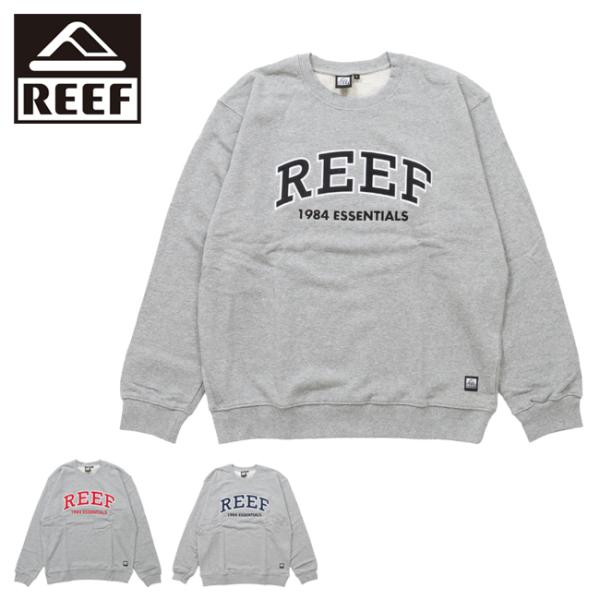 REEF リーフ COLLEGE LOGO CREW SWEAT カレッジロゴクルースウェット RF...