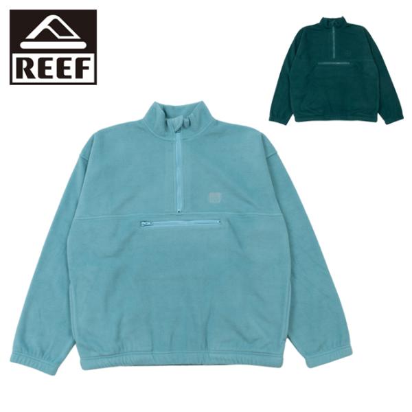 REEF リーフ LOGO HALF ZIP FLEECE ロゴハーフジップフリース RFSWM22...