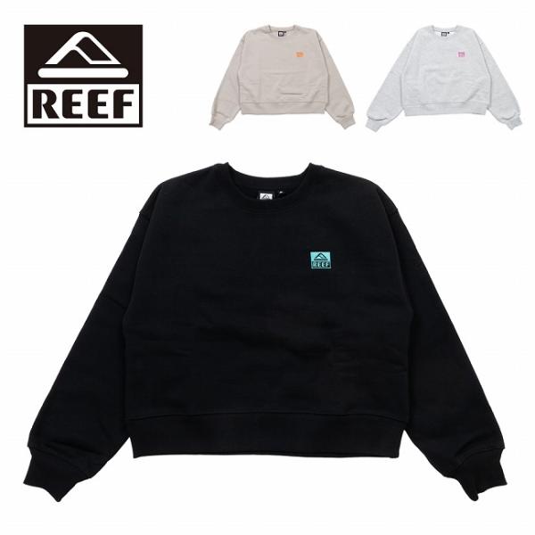 REEF リーフ SQUARE LOGO CROPPED CREW スクエアロゴクロップドクルー R...
