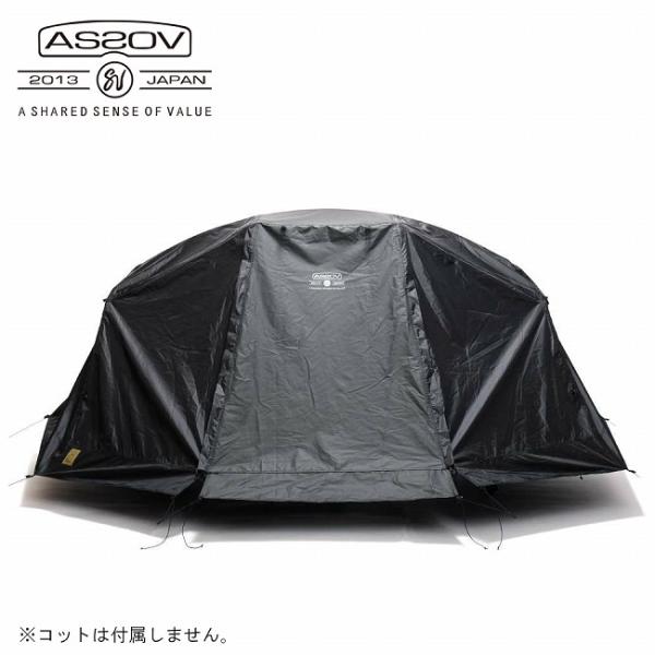 AS2OV アッソブ COT TENT コットテント Black 492500 【 防水 撥水 防災...