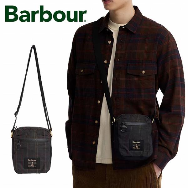 Barbour バブアー field tartan wax crossbody bag フィールドタ...